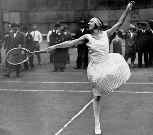 Suzanne Lenglen, Reset The point With The Lob