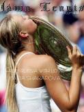 Maria Sharapova Lawn Tennis Magazine Cover