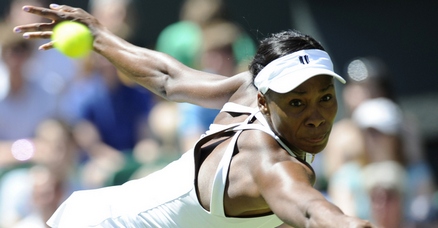 Venus Williams In Action Today At Wimbledon, Wimbledon, Lawn Tennis Magazine