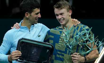 Teenager Holger Rune Upsets Novak Djokovic To Win Paris